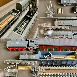 Train Gun Adolf Vehicle Set German Army Wwii Ho Gauge Krupp K5 Railway Nazi
