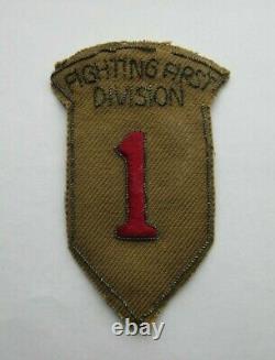 ULTRA RARE WWI WWII US Army 1st INFANTRY DIVISION Patch Theater German Made