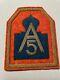 Us Army Ww2/german Occupation Made Bullion Patch For The 6th Us Army