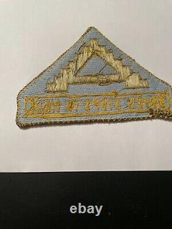 US Army WW2/German Occupation made bullion patch for the 7th Army with tab