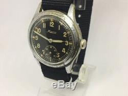 Ultra rare watch Military Minerva German Army WW2 Wehrmacht