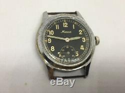 Ultra rare watch Military Minerva German Army WW2 Wehrmacht
