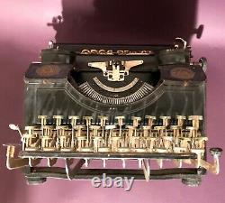 Unique Ww2 German Army Orga Privat Todtenhofer Konigsberg Plague 1928 Typewriter