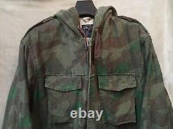 VINTAGE 70s MIL-TEC WWII GERMAN HEER ARMY SPLINTER CAMO REVERSIBLE FIELD