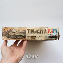 VTG Tamiya 135 Kit Motorized WWII German Army Tiger 59 Ton Heavy Tank MT226 USA