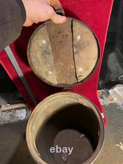 Very Rare Cardboard 21cm German WW2 Cannon Charge Tube 1941 Dated