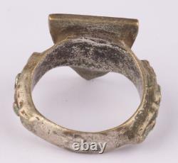 Viking hat with wings WW2 German ring WWII Pendant Army soldiers set Size 11