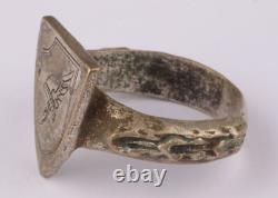 Viking hat with wings WW2 German ring WWII Pendant Army soldiers set Size 11