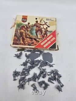 Vintage Airfix WWII HO/OO Army Men Lot with Boxes British German US Marines + More