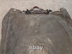 Vintage Austrian Backpack WWII 1940s Military Army Pack Canvas German