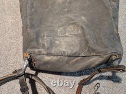 Vintage Austrian Backpack WWII 1940s Military Army Pack Canvas German