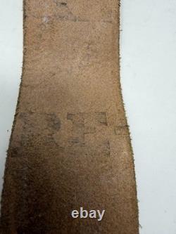 Vintage Czechoslovak Army Leather Y-Straps Lot of 3 German WWII Style Surplus