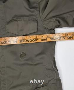 Vintage German Army Olive Drab Lined B. W Parka Jacket 42