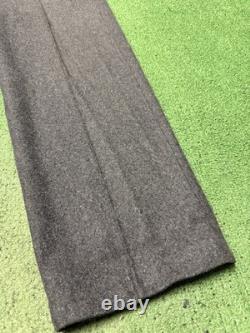 Vintage German Army WW2 M43 Wool Trousers Men's Size 34x29 Grey Reenactment