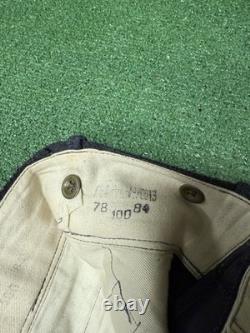 Vintage German Army WW2 M43 Wool Trousers Men's Size 34x29 Grey Reenactment
