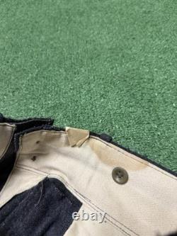 Vintage German Army WW2 M43 Wool Trousers Men's Size 34x29 Grey Reenactment