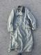 Vintage Military Wool Overcoat German Army Jacket 1960s