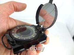 Vintage Post WWII German Army Military compass Busch Rathenow