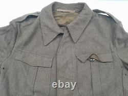 Vintage Post WWII German Army Wool Coat & Waterproof Pants G. O. Bucking-Alsfeld