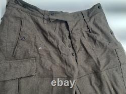 Vintage Post WWII German Army Wool Coat & Waterproof Pants G. O. Bucking-Alsfeld