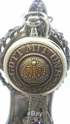 Vintage Rare Military WWII 1942 German Army Pocket Watch