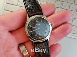 Vintage WW2 German Army-issue DH Minerva Gents Watch in Full Working Order