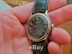 Vintage WW2 German Army-issue DH Minerva Gents Watch in Full Working Order