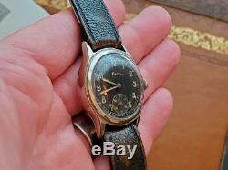 Vintage WW2 German Army-issue DH Minerva Gents Watch in Full Working Order