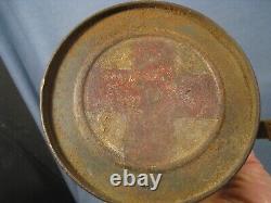 Vintage WW2 German medics gas mask tin container CANISTER