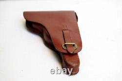 Vintage WW2 WWII German Bulgarian Military Army Leather Holster marked 1941