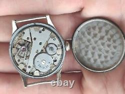 Vintage WW2 military german army Glycine winding watch dienstuhr DH cal. AS 1130