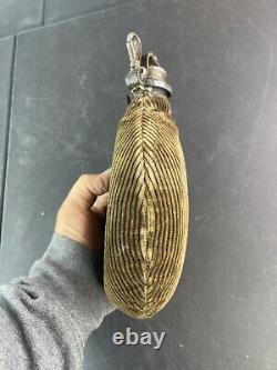 Vintage WWI German Army Canteen With Corduroy Cover RARE FIND