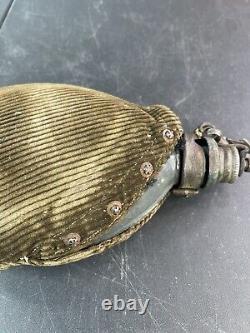 Vintage WWI German Army Canteen With Corduroy Cover RARE FIND