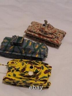 Vintage WWII Collectible German Tanks Roco DBMG Toy Military Army Mattel Tank