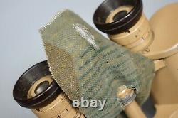 Vintage WWII German 6x30 Dienstglas Binoculars DDX Voigtlander Tan