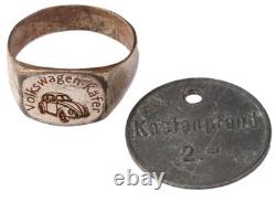 Volkswagen-Kafer Type 1 Beetle WW2 German ring WWII Germany Army Wehrmacht force