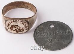 Volkswagen-Kafer Type 1 Beetle WW2 German ring WWII Germany Army Wehrmacht force