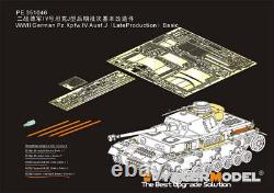 Voyager Models Pe351046 1/35 Wwii German Army Panzer Iv Late Model Basic Set Rfm