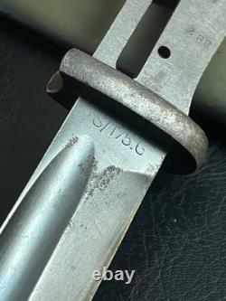 Vtg WWII German K98 Bayonet, S/175 G 1935 9042 f 288 a Army War Scabbard