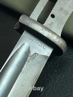 Vtg WWII German K98 Bayonet, S/175 G 1935 9042 f 288 a Army War Scabbard