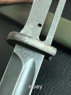 Vtg WWII German K98 Bayonet, S/175 G 1935 9042 f 288 a Army War Scabbard