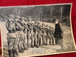 WEHRMACHT LEADERS Photo lot ARMY TRAINING STEEL HELMET TROOPS WWII WWII German