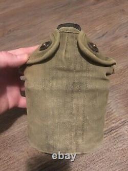 WW 2 Original Pair Of Canteens, German And American Soldier, Army, Military Gear