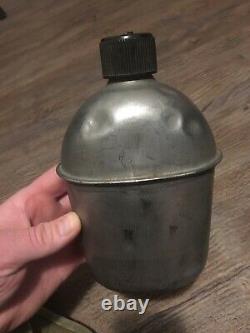 WW 2 Original Pair Of Canteens, German And American Soldier, Army, Military Gear