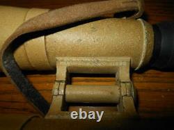 WW II German Army 10x50 Hensoldt BMJ PANZER ROOF PRISM BINOCULARS & CASE RARE