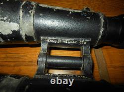 WW II German Army 7x56 HENSOLDT ROOF PRISM PANZER BINOCULARS CAPTURED