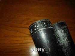 WW II German Army 7x56 HENSOLDT ROOF PRISM PANZER BINOCULARS CAPTURED