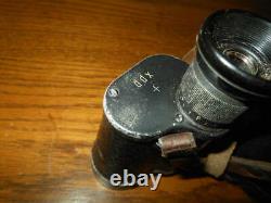 WW II German Army Air Force 6x30 BINOCULARS & CASE VOIGTLANDER -RARE