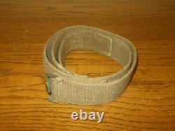 WW II German Army Air Force EM/NCO TROPICAL AFRICA CANVAS BELT EARLY