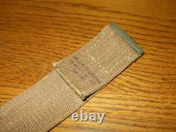 WW II German Army Air Force EM/NCO TROPICAL AFRICA CANVAS BELT EARLY